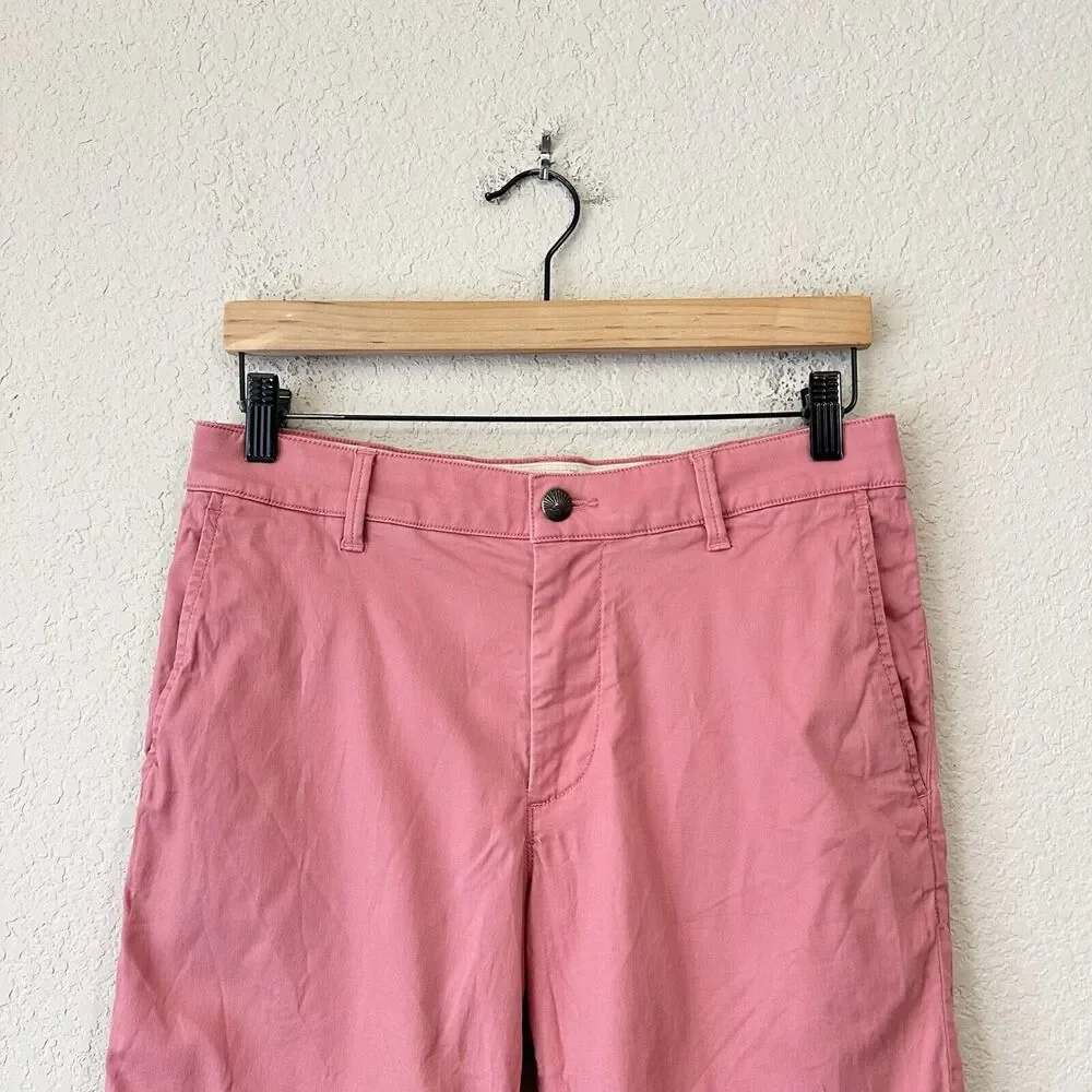 FAHERTY Island Life Shorts Dusty Rose Stretch Chino Performance Preppy